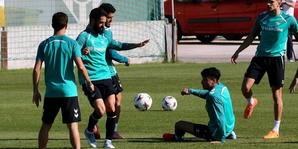 Isco suma otro entrenamiento con el Betis;Amrabat, al margen, y Pau y Junior, ausentes