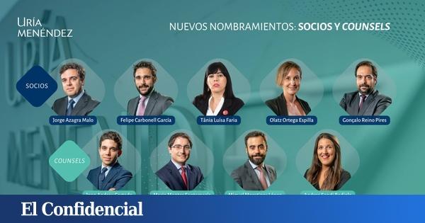 Urija ascendió a cinco nuevos asociados y cuatro consejeros